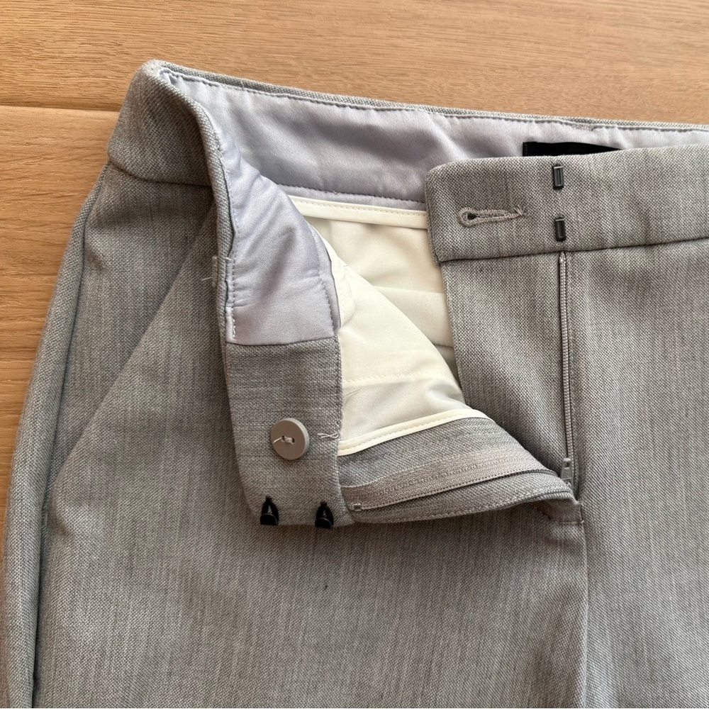 Express Columnist Light Gray Barely Boot Mid Rise… - image 6